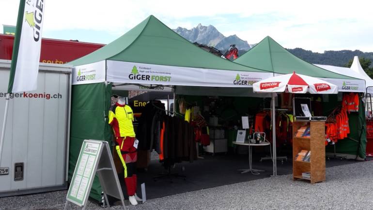 Giger Forst an der Forstmesse 2019 in Luzern