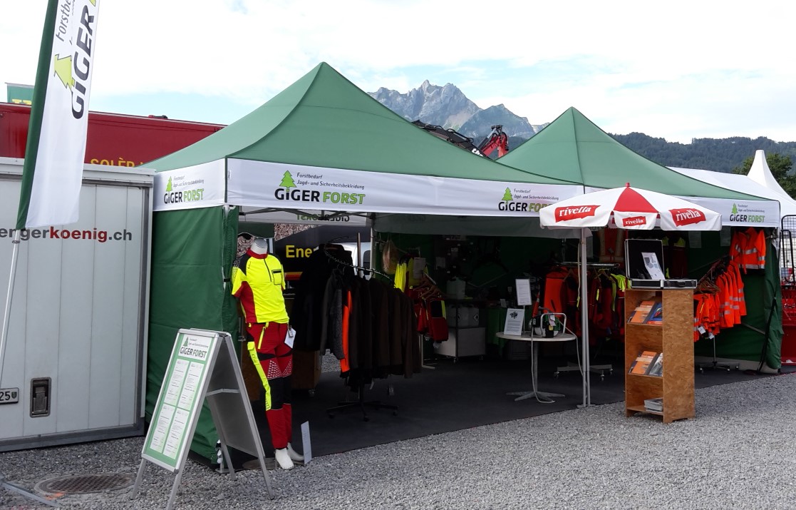 Giger Forst an der Forstmesse 2019 in Luzern